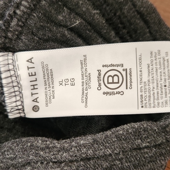 Athleta Gray Zip Up Sweater Cozy and Versatile - Picture 9 of 12